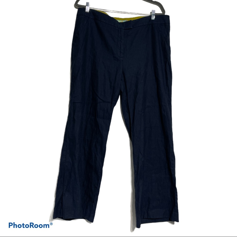 Boden Navy Blue Wide Leg Pants Women’s Size US 14R